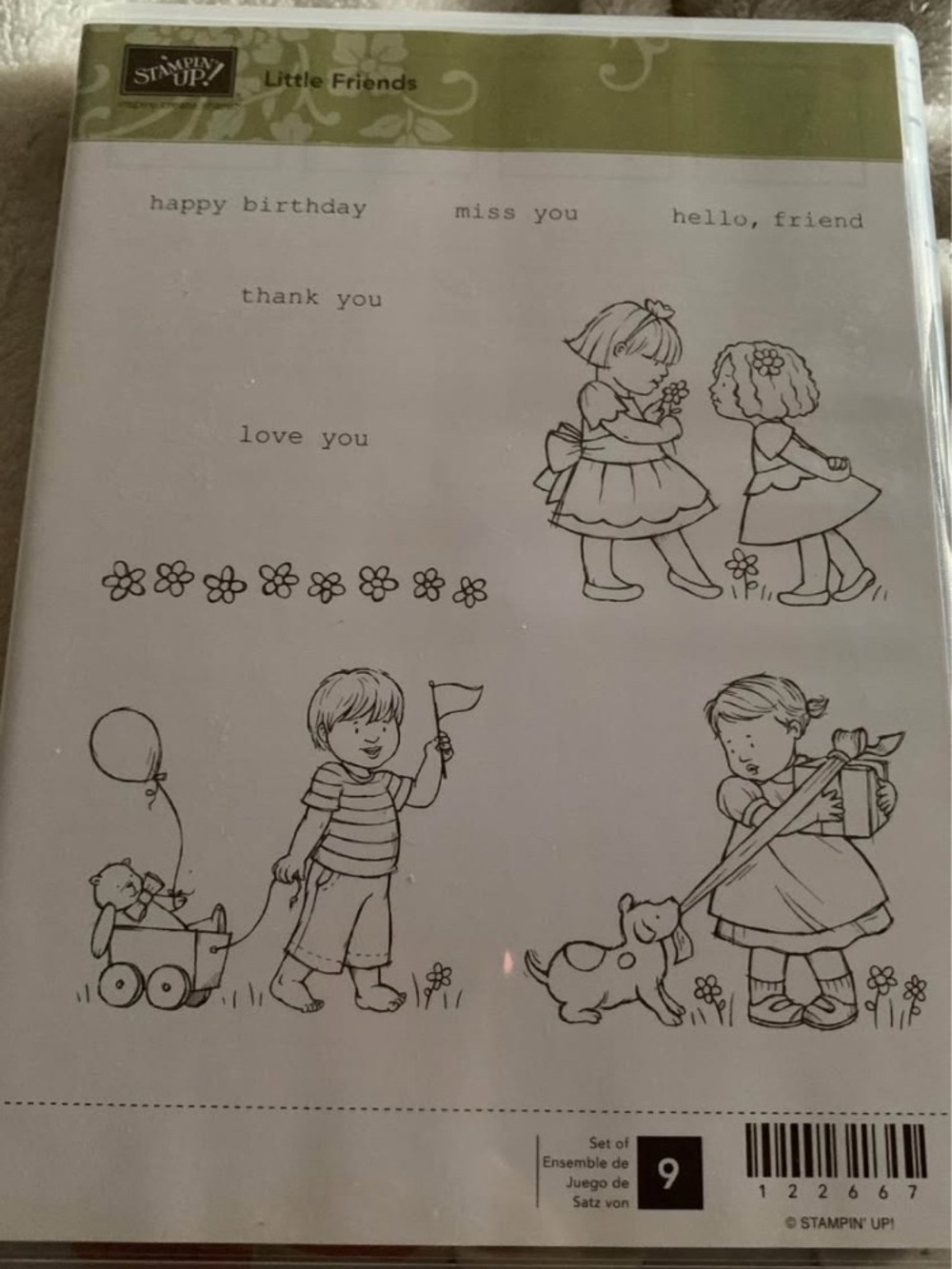 Stampin' Up! Little Friends Stamp Set - Rare find!